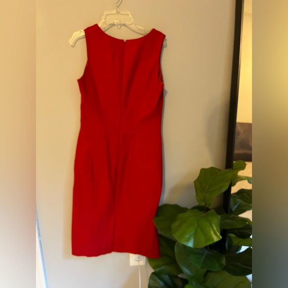 Etcetera red sleeveless fitted dress size 0 - Picture 2 of 8